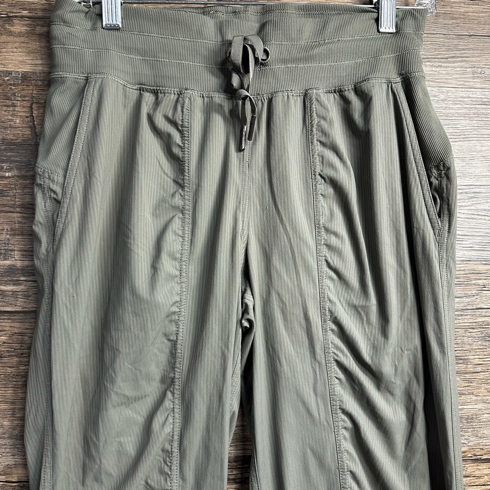 lululemon athletica Dance Studio Green Track Pants Joggers - Picture 2 of 6